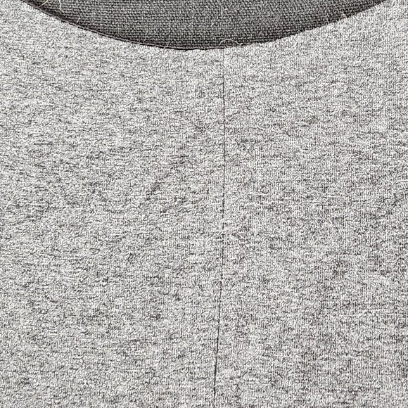 Woman's Anne Klein Dark Heather Gray Dress Goldtone Chain Belt size 10 - Picture 3 of 11